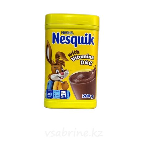 Какао-напиток Nesquik быстрорастворимый 200гр
