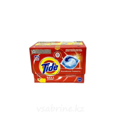 Стиральный порошок Tide Альпийская свежесть в кар.уп 10шт 168г