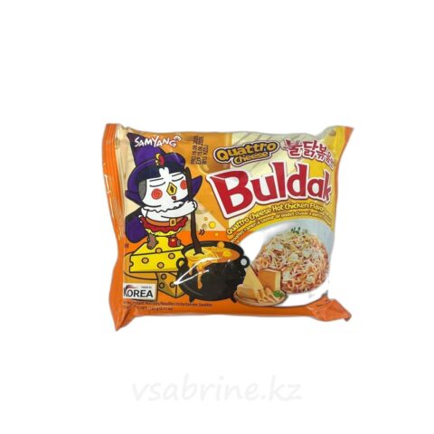 Лапша быстрого приготовления Buldak  острая курица с сыром 145гр