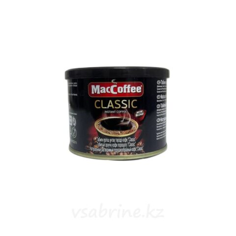 Кофе MacCoffee Classic, растворимый порошок, жестяная банка, 50 г.