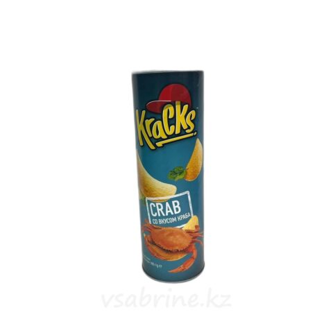 Чипсы в тубе Kracks со вкусом краба 160гр
